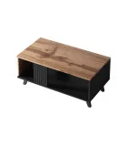 RANDOM LAW-1 COFFEE TABLE, COLOR: WOTAN OAK/BLACK order